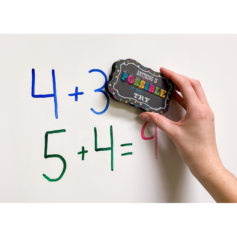 Chalkboard Brights Whiteboard Eraser TCR77289 Teacher Created Resources