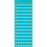 Light Blue Marquee 14 Pocket Chart