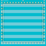 Light Blue Marquee 7 Pocket Chart