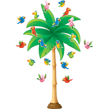 Tropical Trees Bulletin Board Display Set