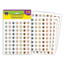 Everyone is Welcome Helping Hands Mini Stickers
