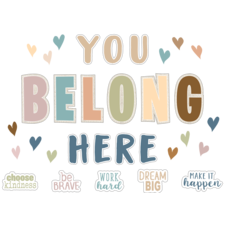 Everyone is Welcome You Belong Here Bulletin Board