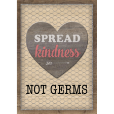 Spread Kindness Not Germs Positive Poster