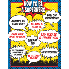 How To Be a Superhero Chart