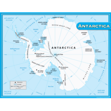 Antarctica Map Chart