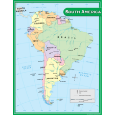 South America Map Chart