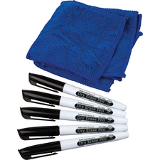 Dry Erase Pens & Microfiber Towels Set