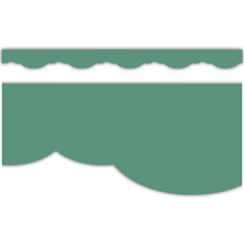Eucalyptus Green Fancy Scallops Border Trim