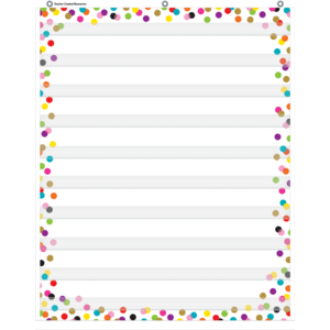 TCR20328 Confetti 10 Pocket Chart Image