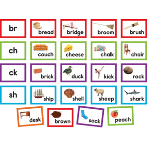 TCR20854 Consonant Blends and Digraphs Pocket Chart Cards Image