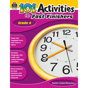 TCR2939 101 Activities For Fast Finishers Grade 4 Image