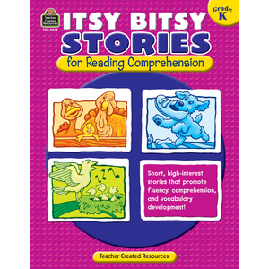 TCR3265 Itsy Bitsy Stories for Reading Comprehension Grade K Image
