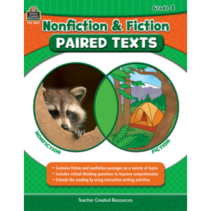 TCR3893 Nonfiction and Fiction Paired Texts Grade 3 Image