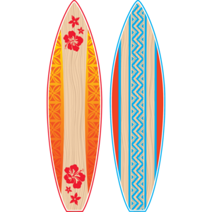 TCR5090 Giant Surfboards Bulletin Board Display Set Image