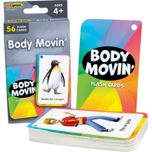 TCR62077 Body Movin’ Flash Cards Image