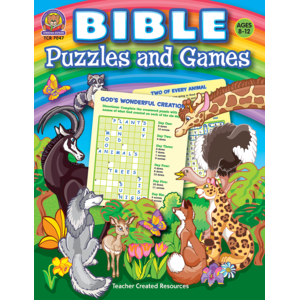 TCR7047 Bible Puzzles and Games Image