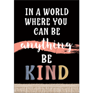 TCR7399 Wonderfully Wild Be Kind Positive Poster Image