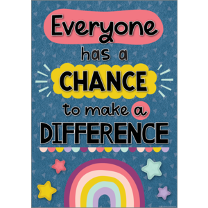 TCR7447 Everyone Has a Chance to Make a Difference Positive Poster Image