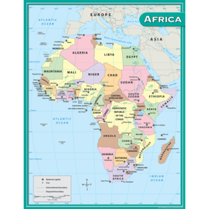 TCR7650 Africa Map Chart Image
