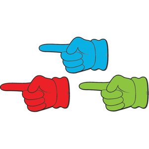 TCR77202 Pointing Hands Magnetic Accents Image