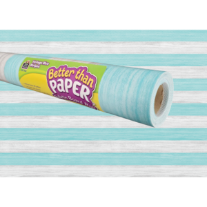 TCR77465 Vintage Blue Stripes Better Than Paper Bulletin Board Roll Image