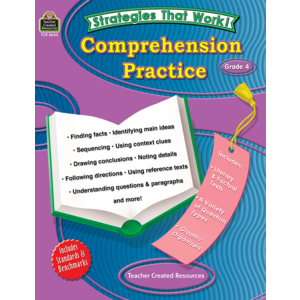 TCR8044 Strategies that Work: Comprehension Practice, Grade 4 Image