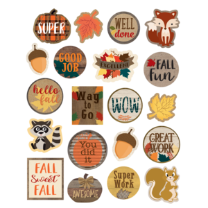 TCR8581 Home Sweet Classroom Fall Stickers Image