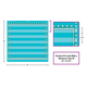 Light Blue Marquee 7 Pocket Chart Alternate Image SIZE