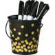 Black Confetti Bucket Alternate Image A