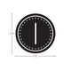 Black & White Crazy Circles Calendar Days Alternate Image SIZE