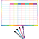 Colorful Dry-Erase Magnetic Task Chart Alternate Image A