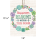 Happiness Blooms Within This Room Positive Poster Alternate Image SIZE