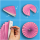 Confetti Hanging Paper Fans Alternate Image A