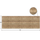 Rustic Wood Better Than Paper Bulletin Board Roll Alternate Image SIZE
