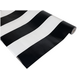 Black & White Stripes Better Than Paper Bulletin Board Roll Alternate Image B
