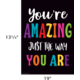 You’re Amazing Just the Way You Are Positive Poster Alternate Image SIZE