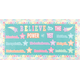 Pastel Pop Believe in the Power of Yet Mini Bulletin Board Alternate Image B