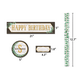 Eucalyptus Happy Birthday Bulletin Board Alternate Image SIZE