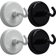 Black and White Magnetic Hooks