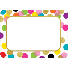 Confetti Name Tags/Labels