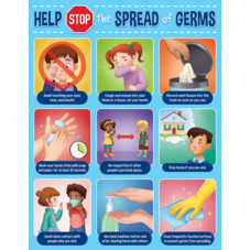 Help Stop the Spread of Germs Chart