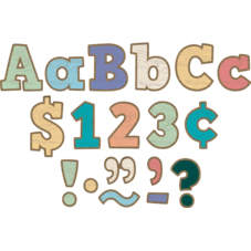 5 Bling Letters with Jewels, 395 Pieces Teacher Created Resources