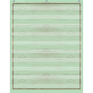 TCR20329 Mint Green Painted Wood 10 Pocket Chart Image