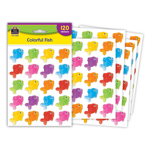 TCR3553 Colorful Fish Stickers Image