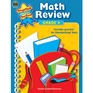 TCR3744 Math Review Grade 4 Image