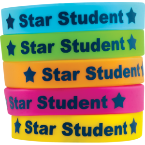TCR6548 Star Student Wristbands Image