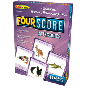TCR66114 Four Score Card Game: Categories Image
