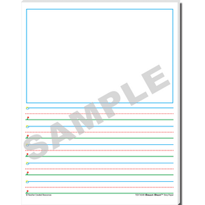 TCR76540 Smart Start 1-2 Story Paper: 40 Sheet Tablet Image