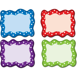Border Index Cards 4X6 Polka Dot Blank by Top Notch Teacher Products: Index  Cards