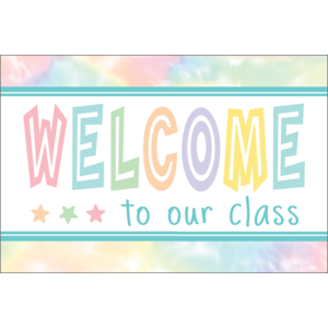 TCR8434 Pastel Pop Welcome Postcards Image